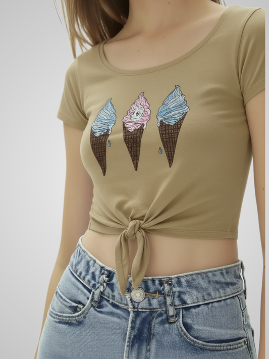 Crop Mujeres – Sweet Cones