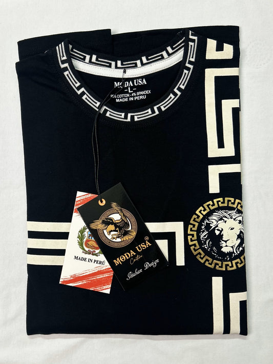 Camiseta Estilo Italiano para Hombre de Algodón Suave y Elástico